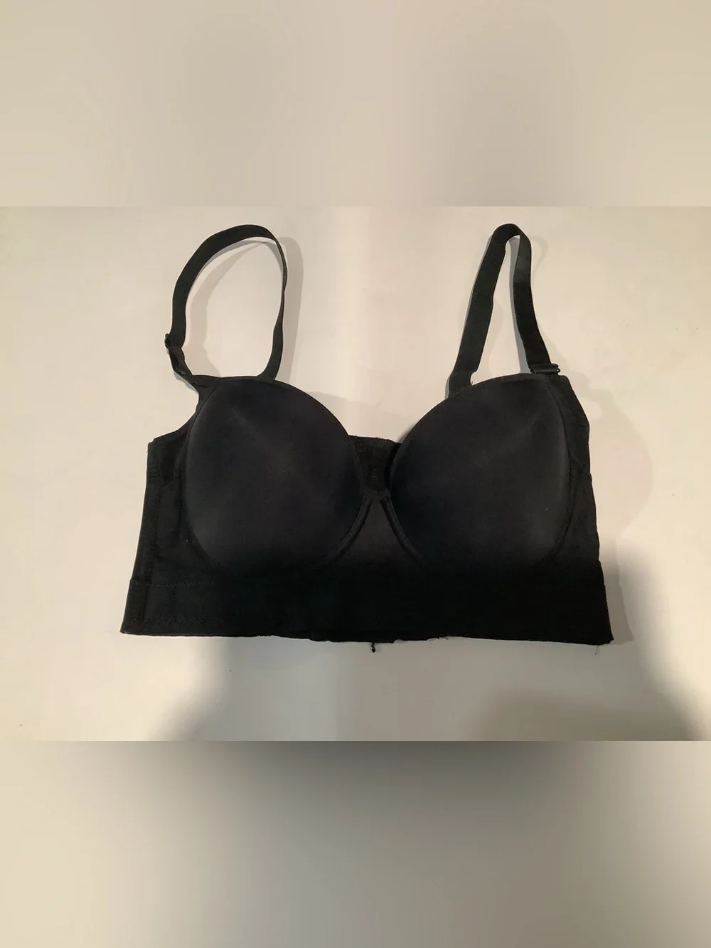 Black Longline T-Shirt Bra - Women's Intimates